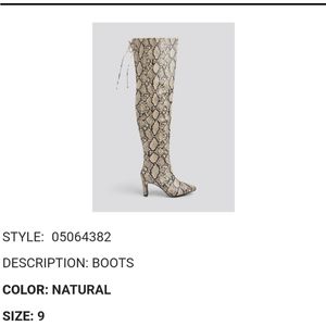 Fashion to figure thigh high boots wide calf